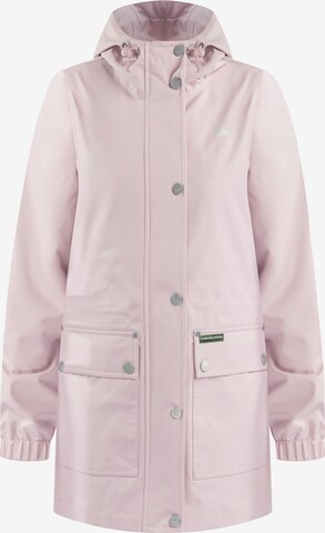 Manteau fonctionnel 'Yuka' Schmuddelwedda en rose : devant