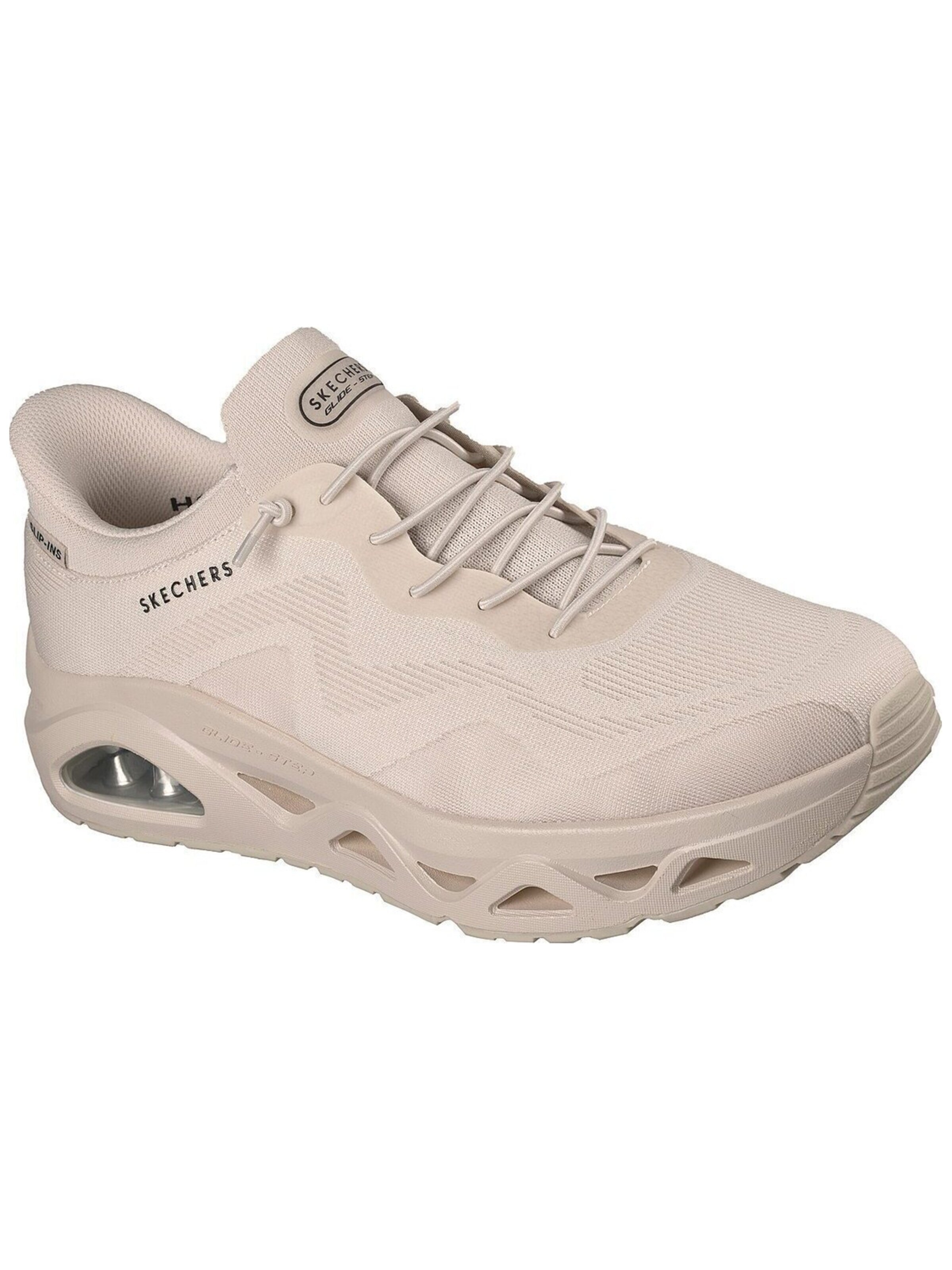 Sneaker bassa 'UNO GLIDE-STEP-AIR GLIDERS' di SKECHERS in bianco: frontale