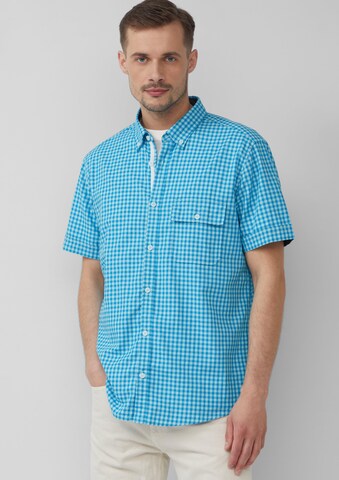 Coupe regular Chemise s.Oliver en bleu : devant