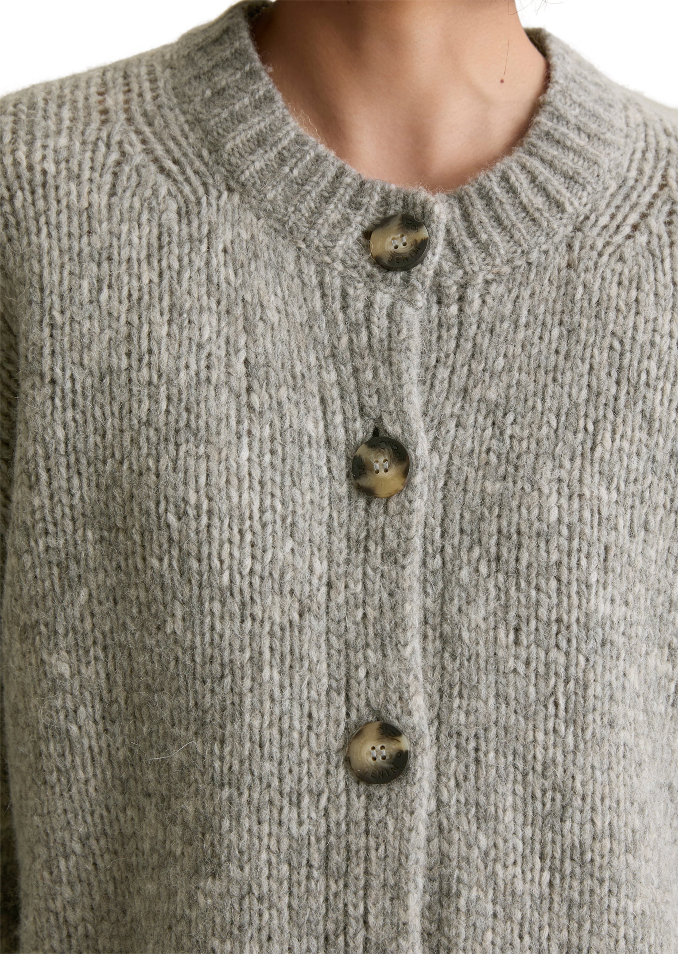 Marc O'Polo DENIM Вязаная кофта в Серый