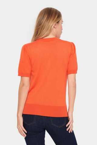 SAINT TROPEZ - Pullover 'Mila' em laranja