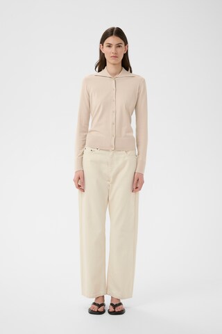 InWear Gebreid vest 'MikoIW' in Beige