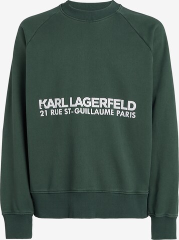 Karl Lagerfeld - Sweatshirt em verde: frente