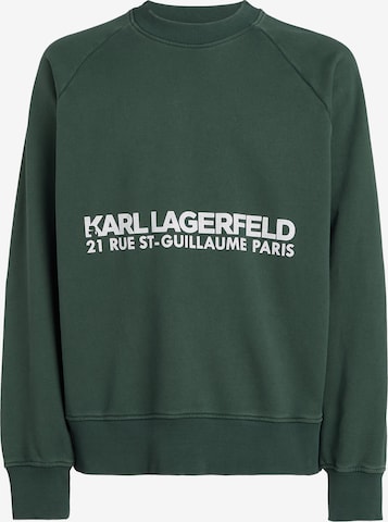 Felpa di Karl Lagerfeld in verde: frontale