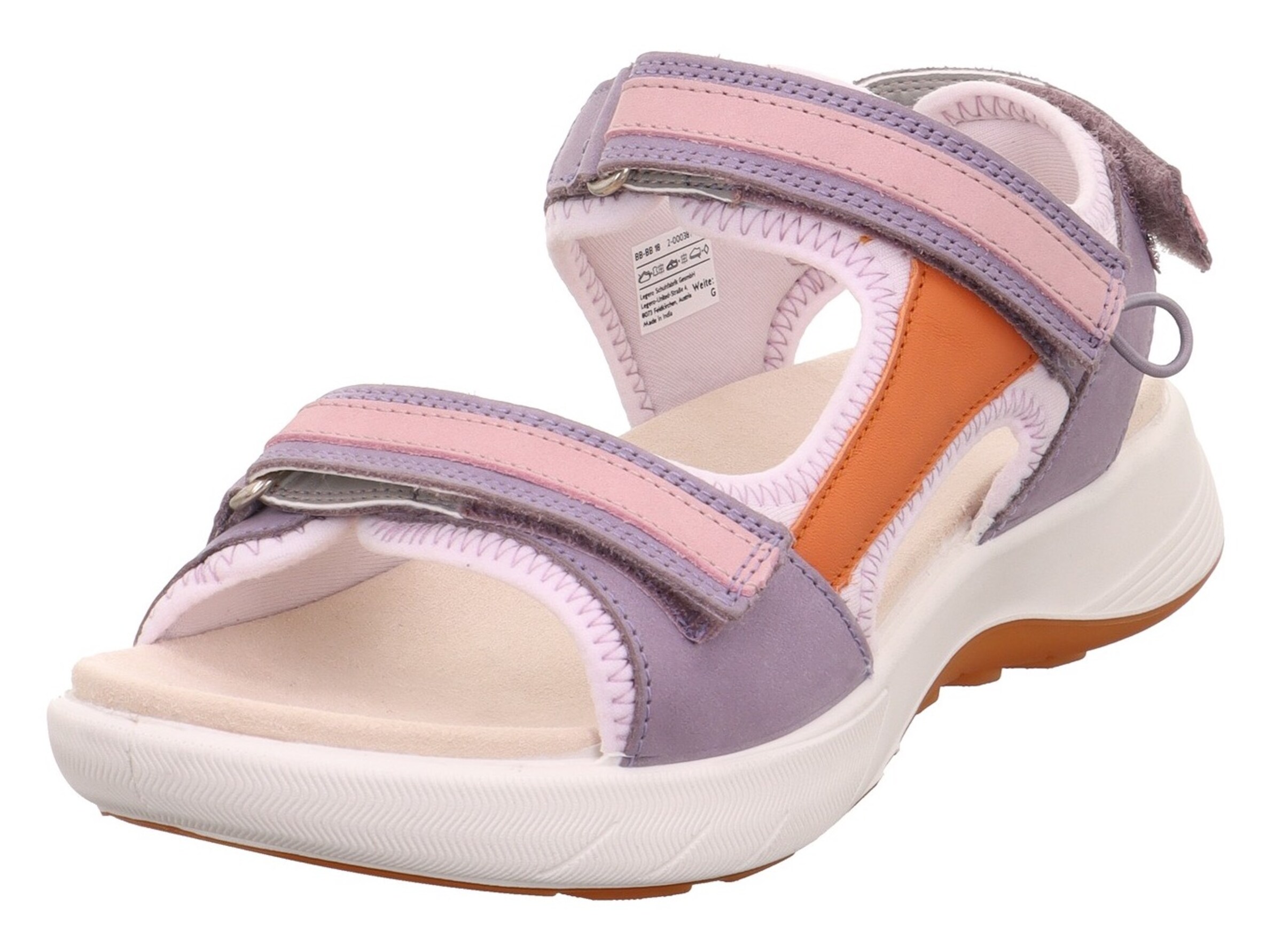 Legero Sandals in Purple: front