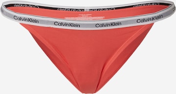 Slip de la Calvin Klein Underwear pe portocaliu: față