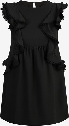 faina Dress in Black: front