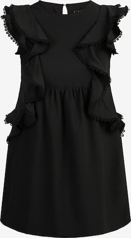 faina Dress in Black: front