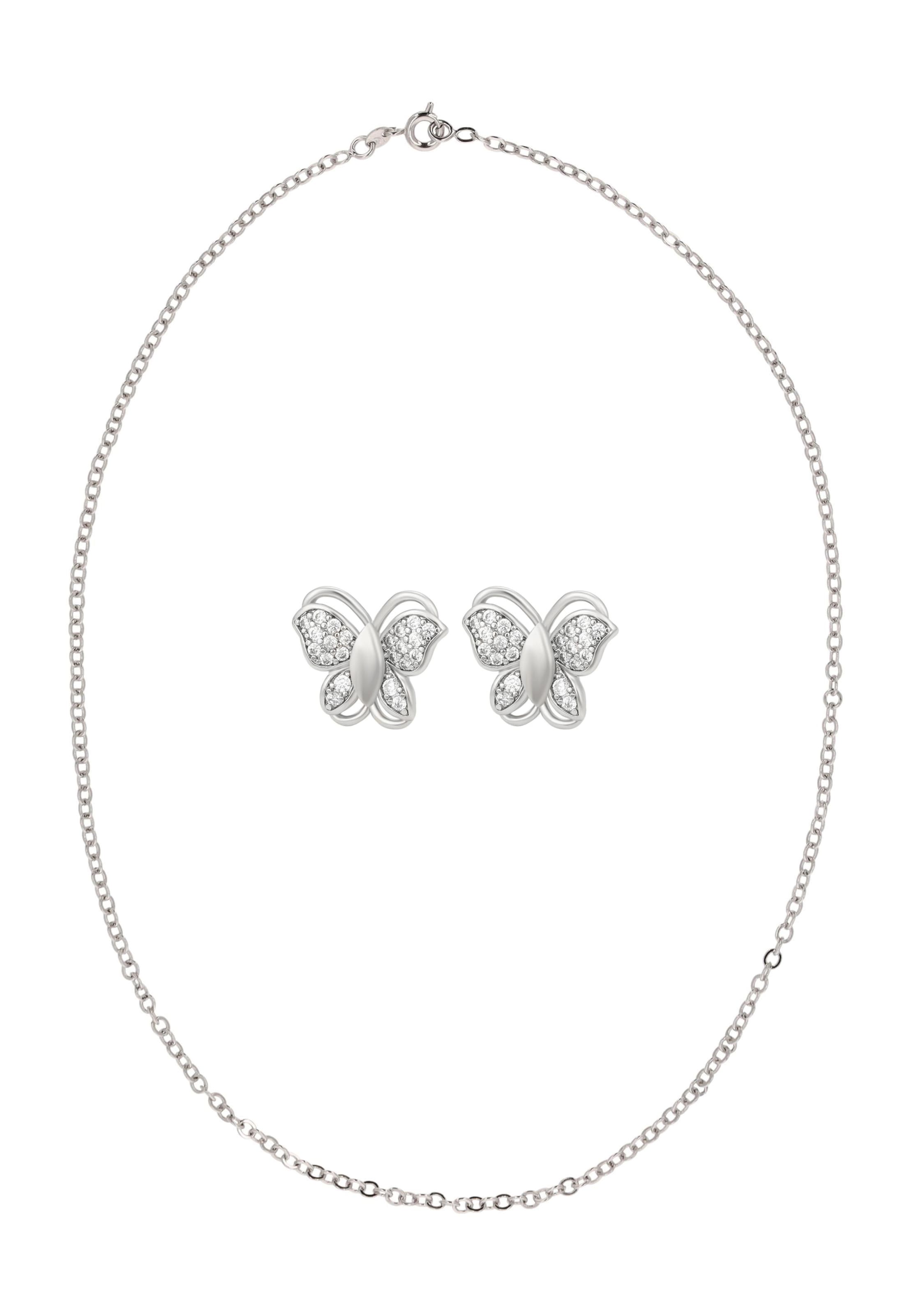 faina - Conjunto de joyería en plata: frente