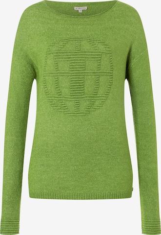 TIMEZONE Sweater 'Fancy' in Green: front