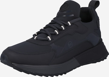 Michael Kors - Zapatillas deportivas bajas 'THEO' en negro: frente