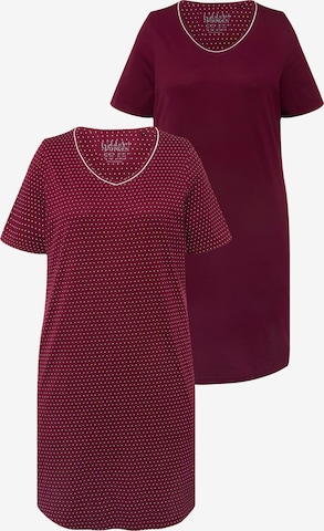 Ulla Popken Nightgown in Red: front