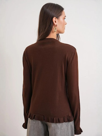 MixRay Strickjacke 'Strickjacken'‌‌‌‌‌ in Braun