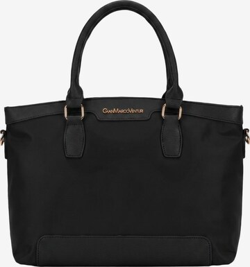 Borsa a spalla di GianMarco Venturi in nero: frontale