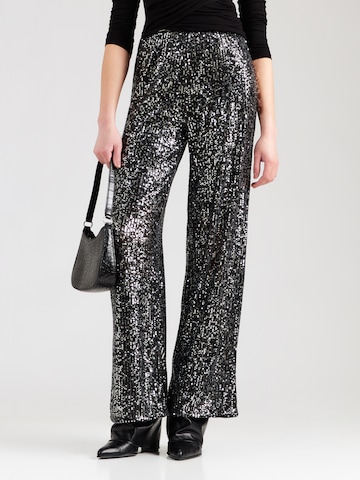 studioselectWide Leg/ Široke nogavice Hlače 'Paloma' - crna boja: prednji dio