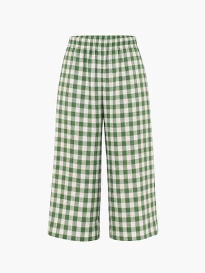 AmourLinen Pantalon 'Tokyo' en vert, Vue avec produit