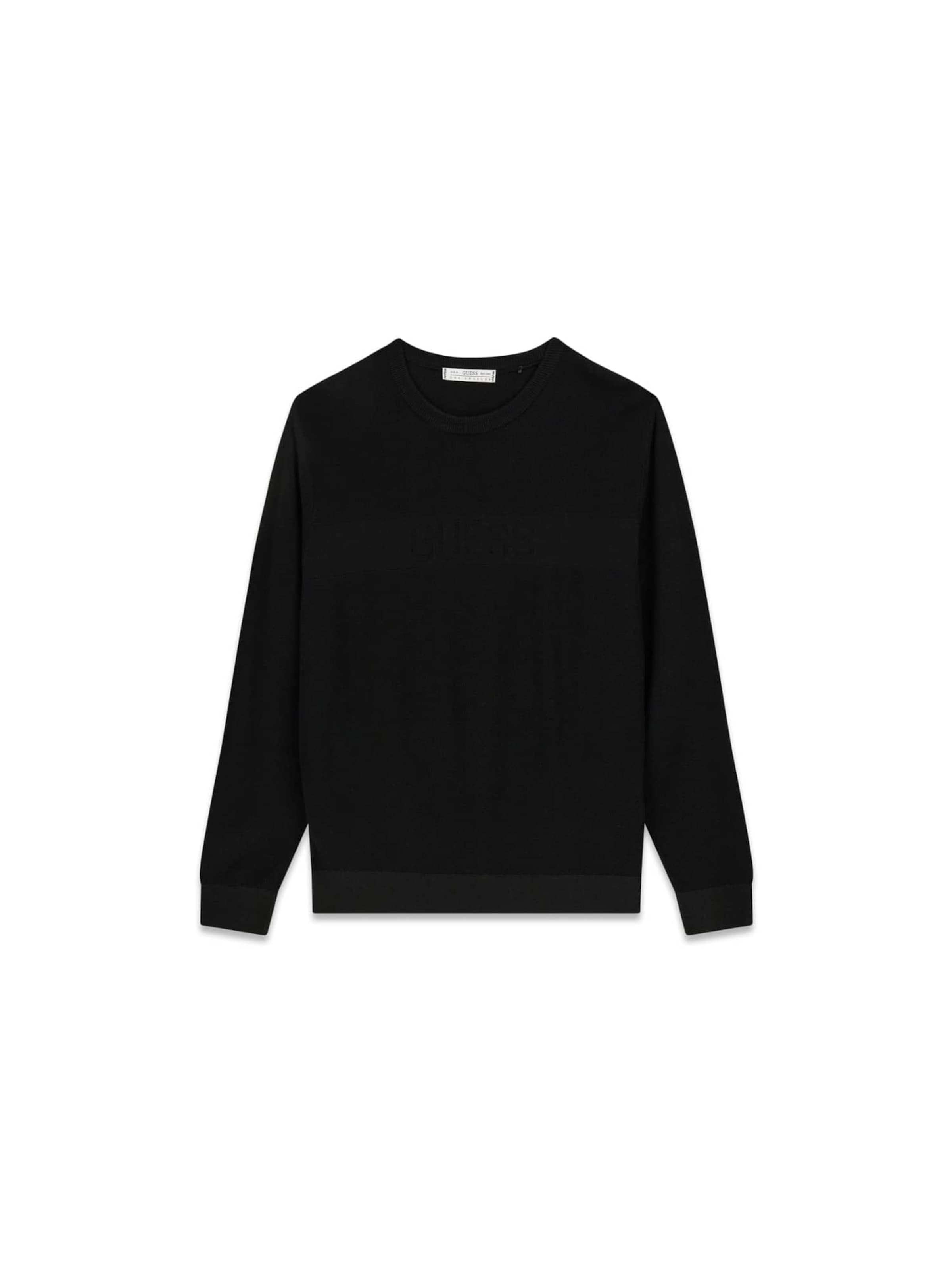 GUESS Pullover in Schwarz: Vorderseite