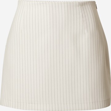 Abercrombie & Fitch Rok in Wit: voorkant