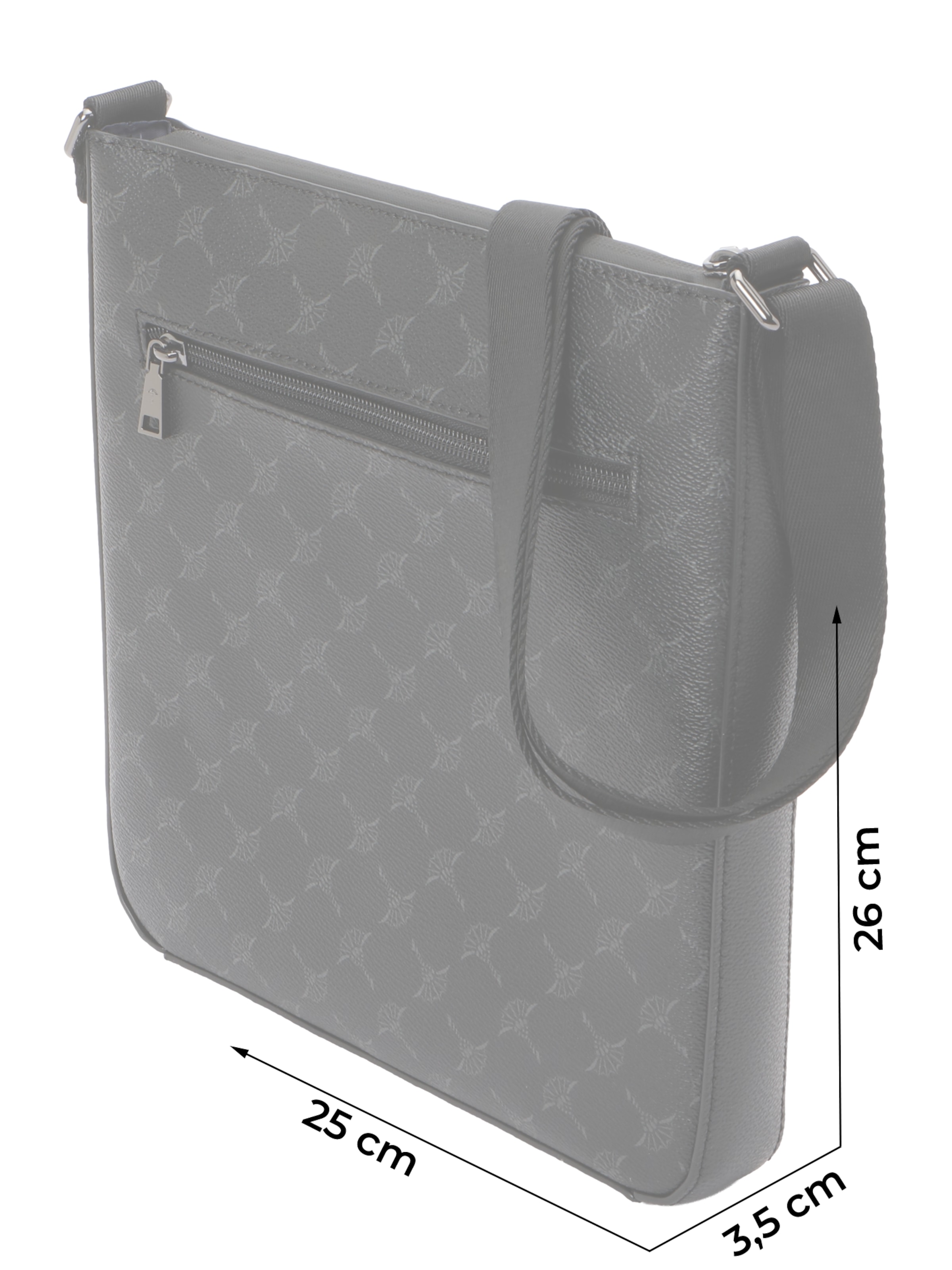 Geantă de umăr 'Flora 1.0 Arnd' de la JOOP! pe negru