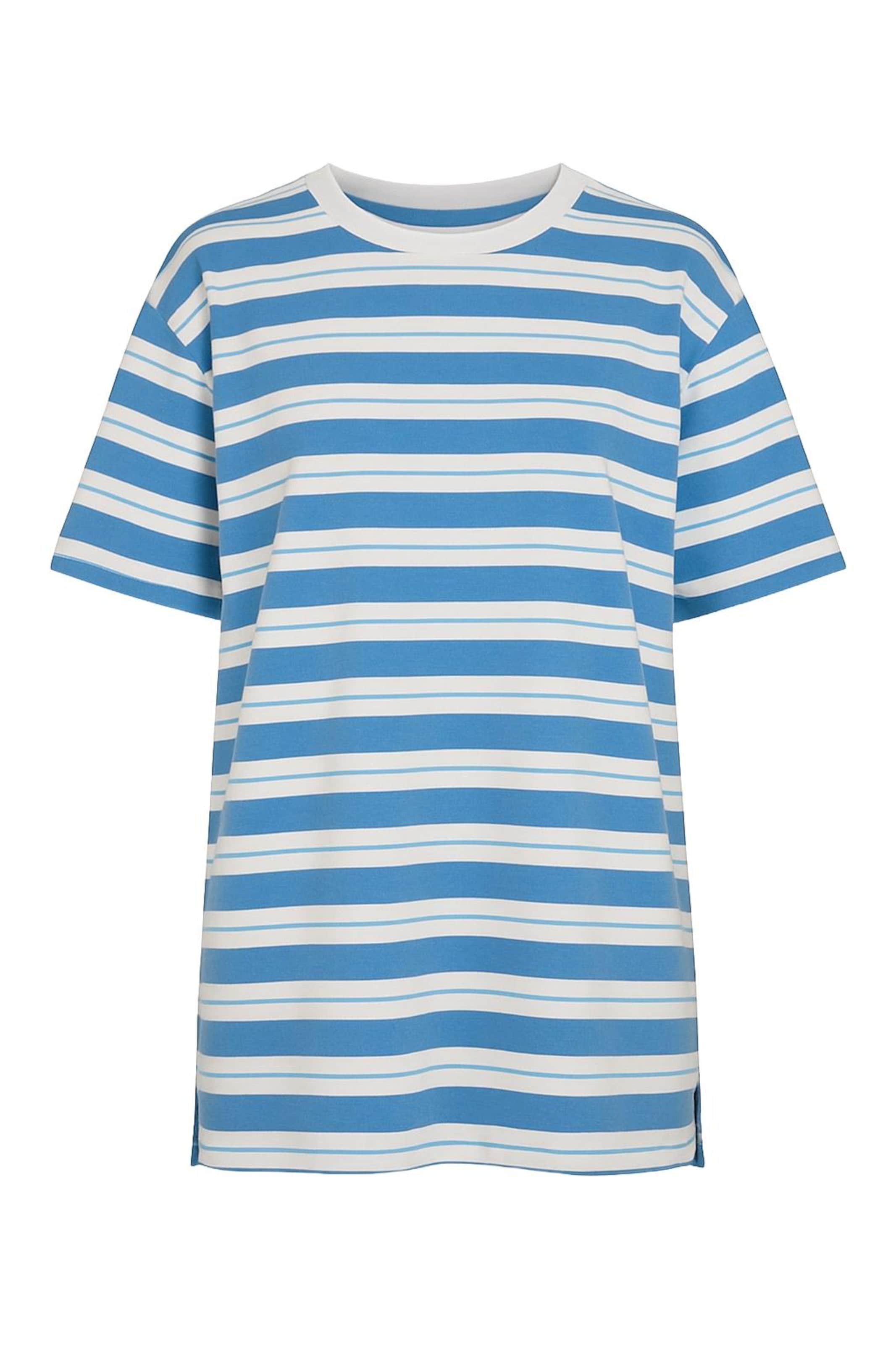 T-shirt Stil Diva en bleu : devant