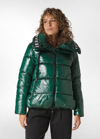 DEHA Winterjacke 'TECHNO' in Grün: Vorderseite