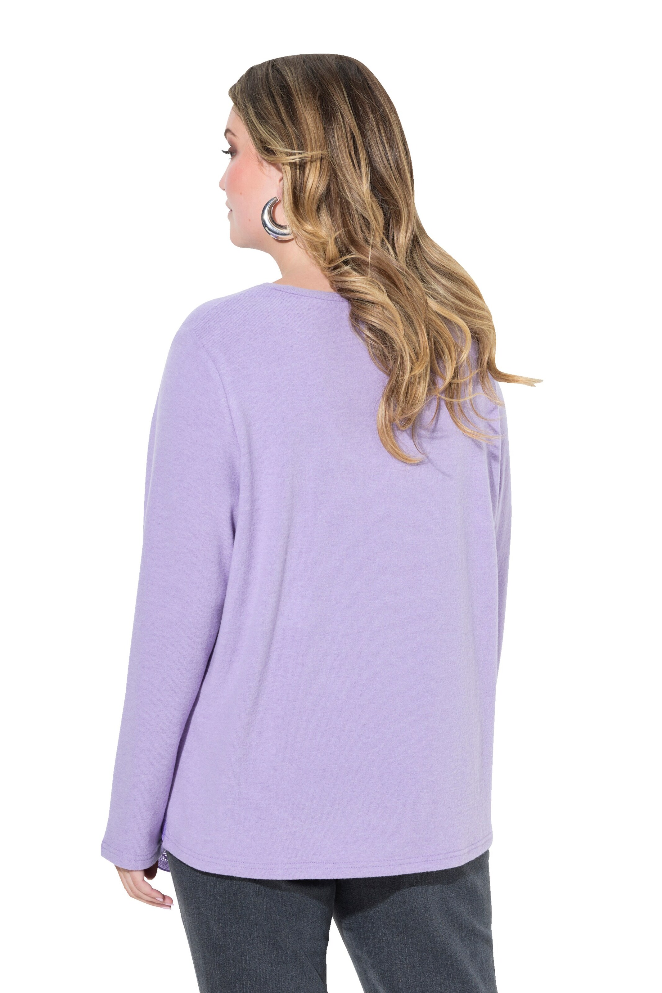 MIAMODA Sweater in Purple