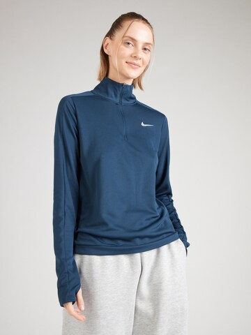 NIKE Koszulka funkcyjna 'PACER' w kolorze niebieski: przód