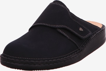 Finn Comfort Mules in Black: front