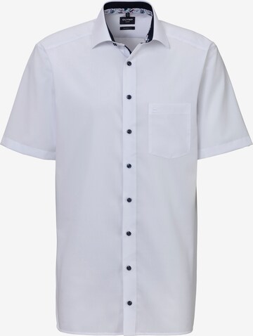 OLYMP Comfort fit Button Up Shirt in White: front