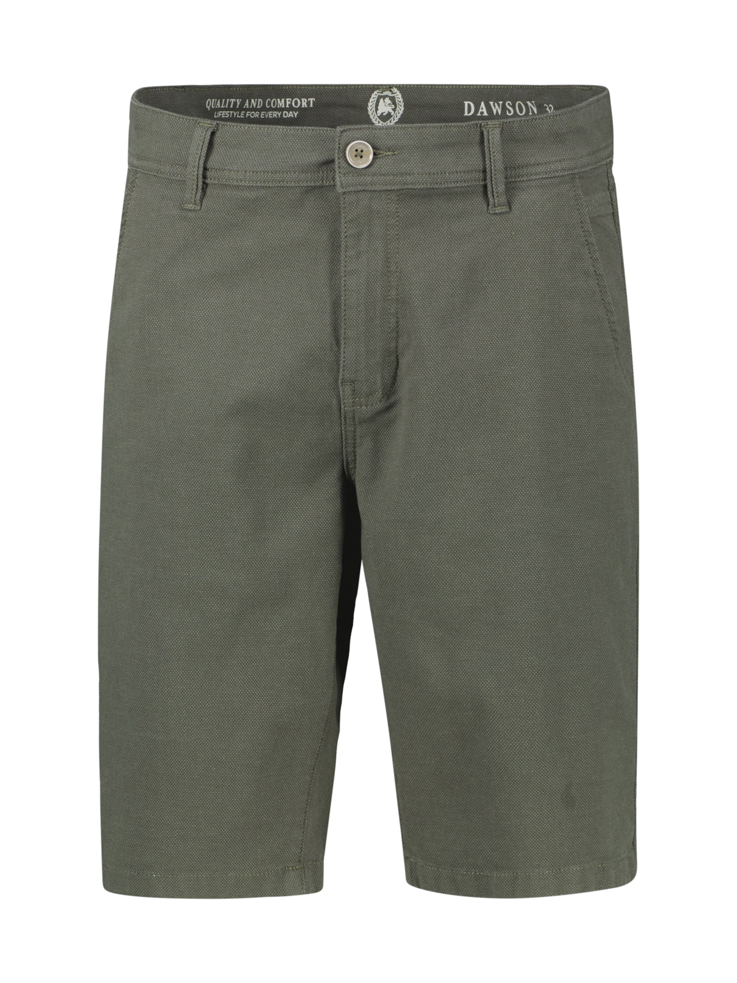 Pantalon chino LERROS en vert : devant