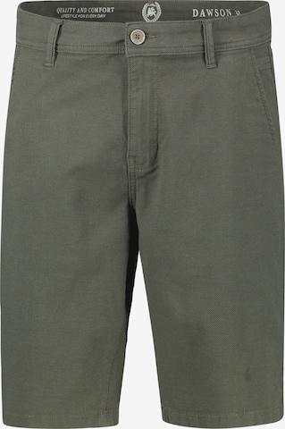Pantalon chino LERROS en vert : devant