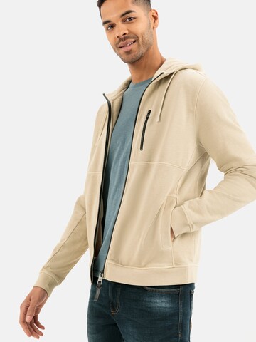 CAMEL ACTIVE - Sudadera con cremallera en beige