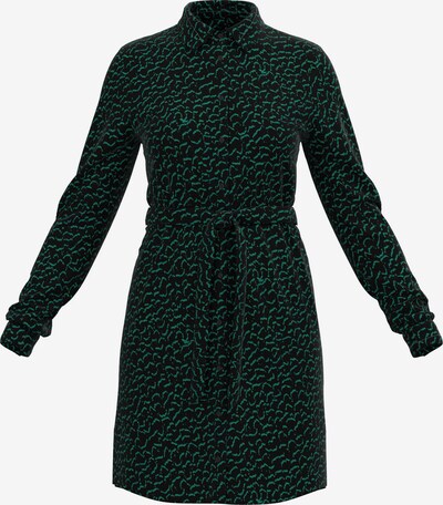 ICHI Robe-chemise 'VERA' en vert foncé / noir, Vue avec produit