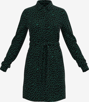 ICHI Платье-рубашка 'VERA' в Зеленый: спереди