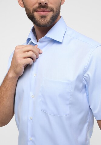 ETERNA Regular fit Button Up Shirt in Blue