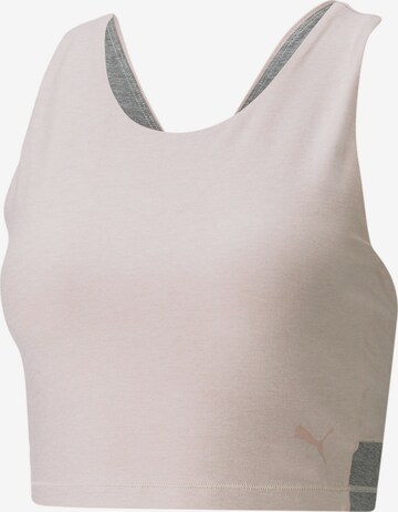 PUMA Sporttop in Roze: voorkant