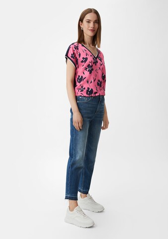 Camicia da donna di comma casual identity in rosa