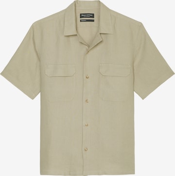 Coupe regular Chemise Marc O'Polo en beige : devant