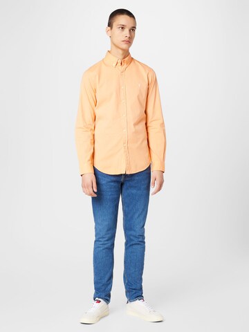 oranžinė Polo Ralph Lauren Priglundantis modelis Marškiniai