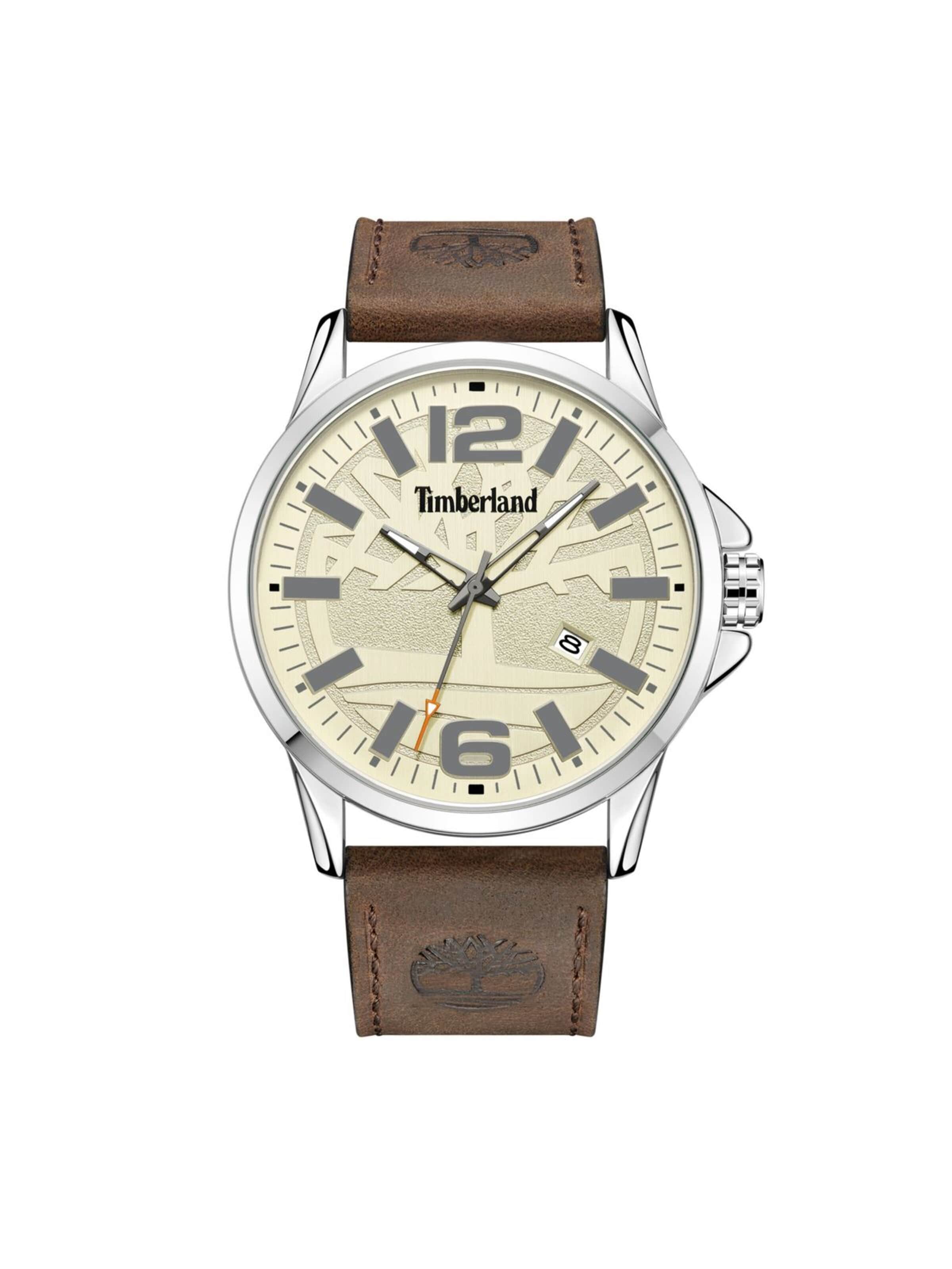 Montre à affichage analogique TIMBERLAND en beige : devant