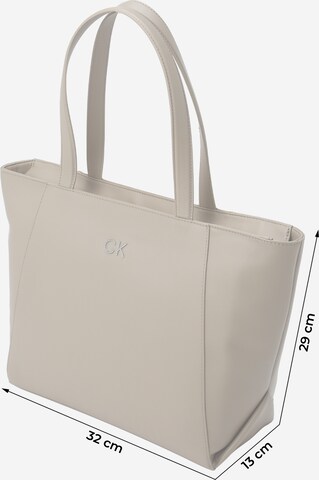 Calvin Klein "Чанта тип ""Shopper""" в сиво