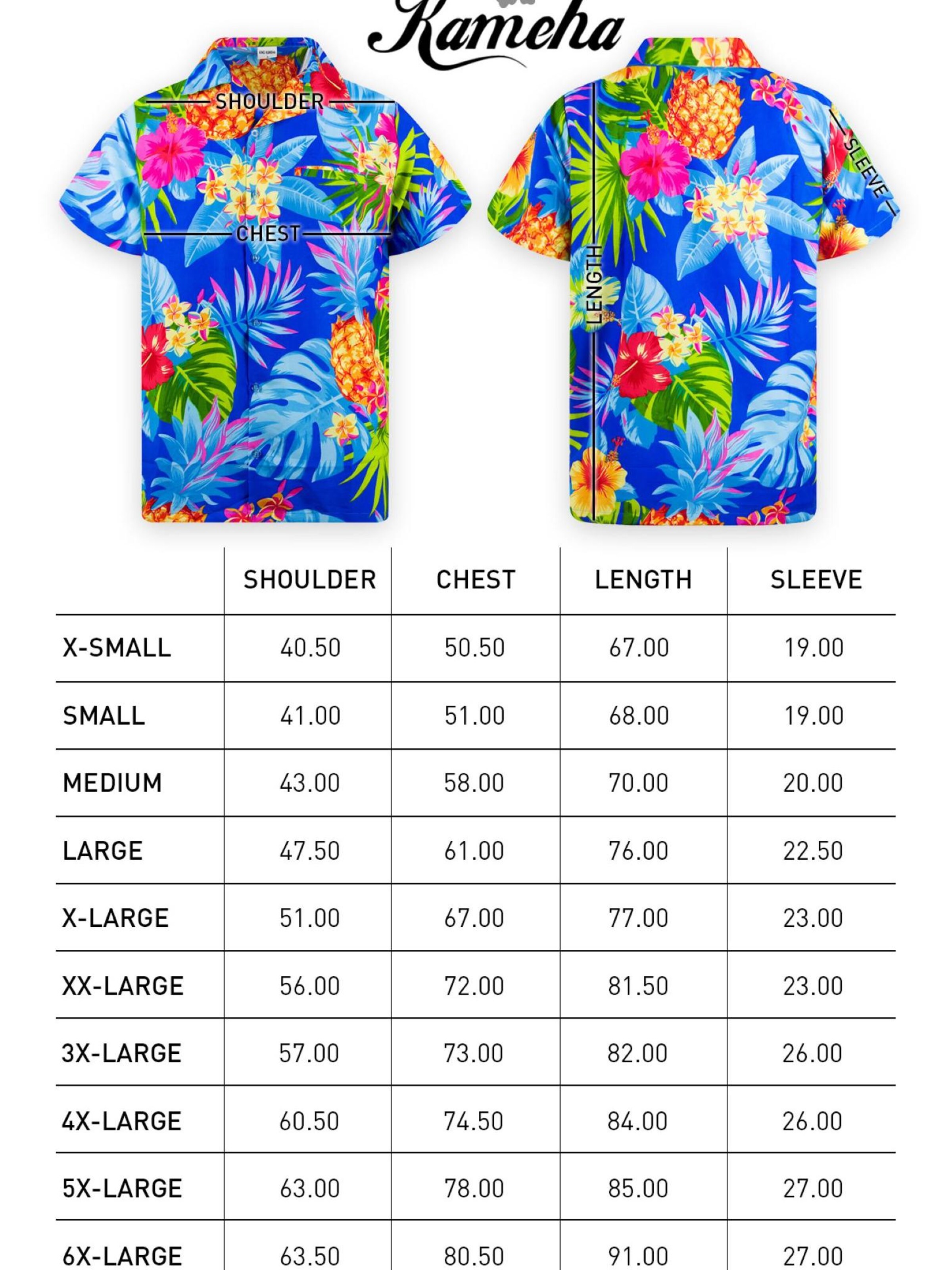 King Kameha Shirt 'Pineapple' in Blue