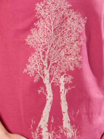 Life-Tree Shirt 'Organic Fairwear  Birke'‌‌‌‌ in Lila