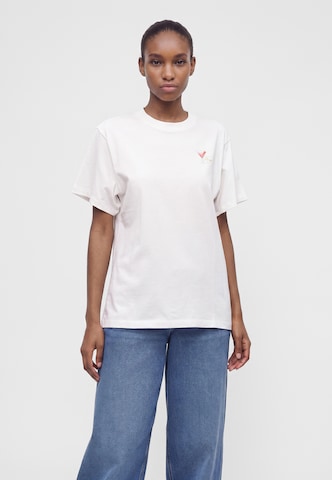 HUGO Shirt 'Vintage Tee_26' in Beige