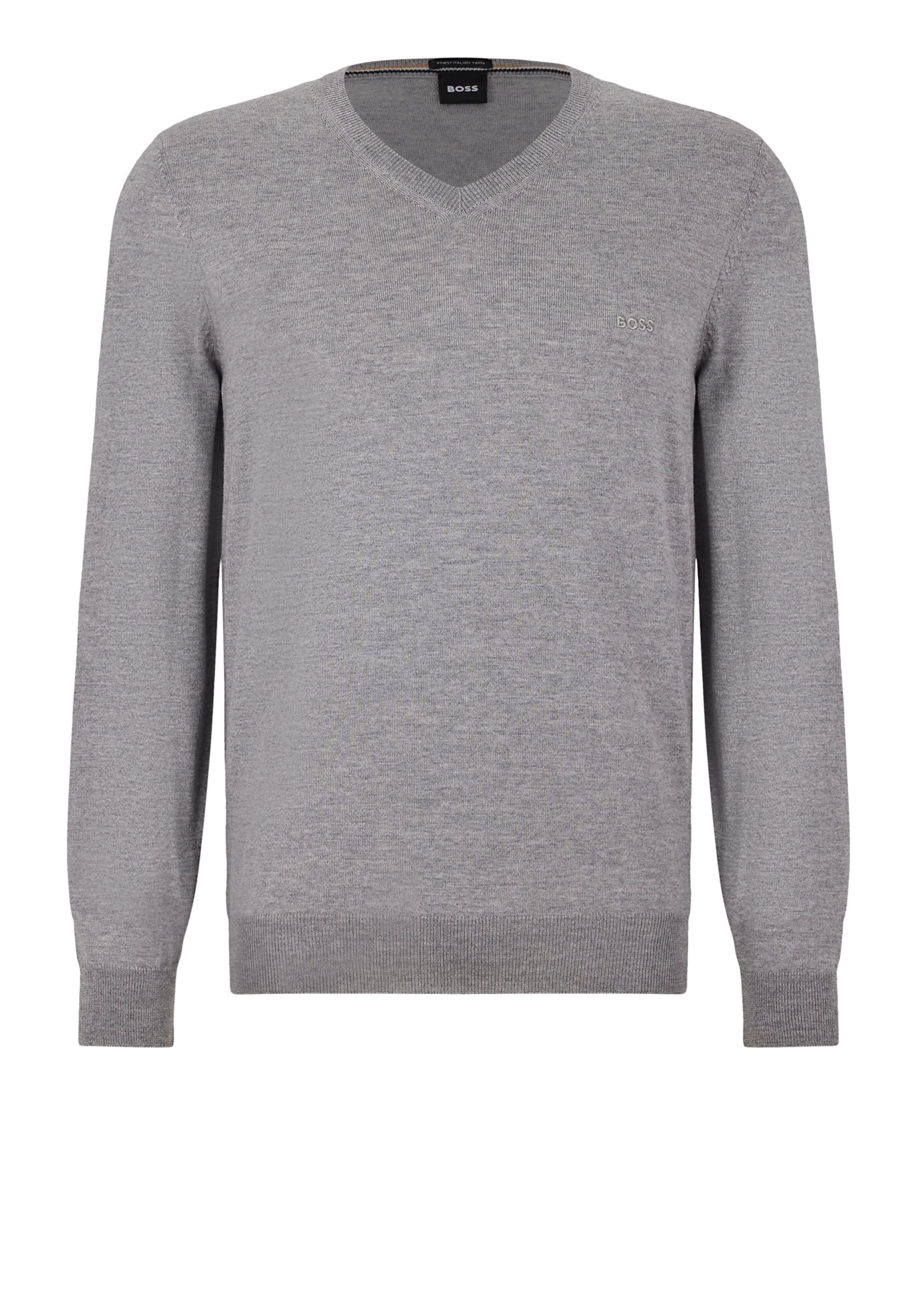 BOSS Sweater in Grey: front