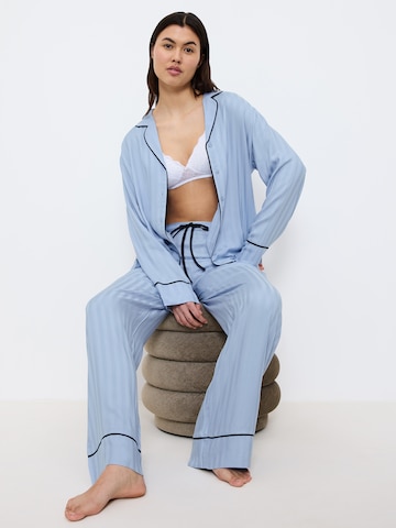 TRIUMPH - Pijama ' Amourette Jacquard ' en azul