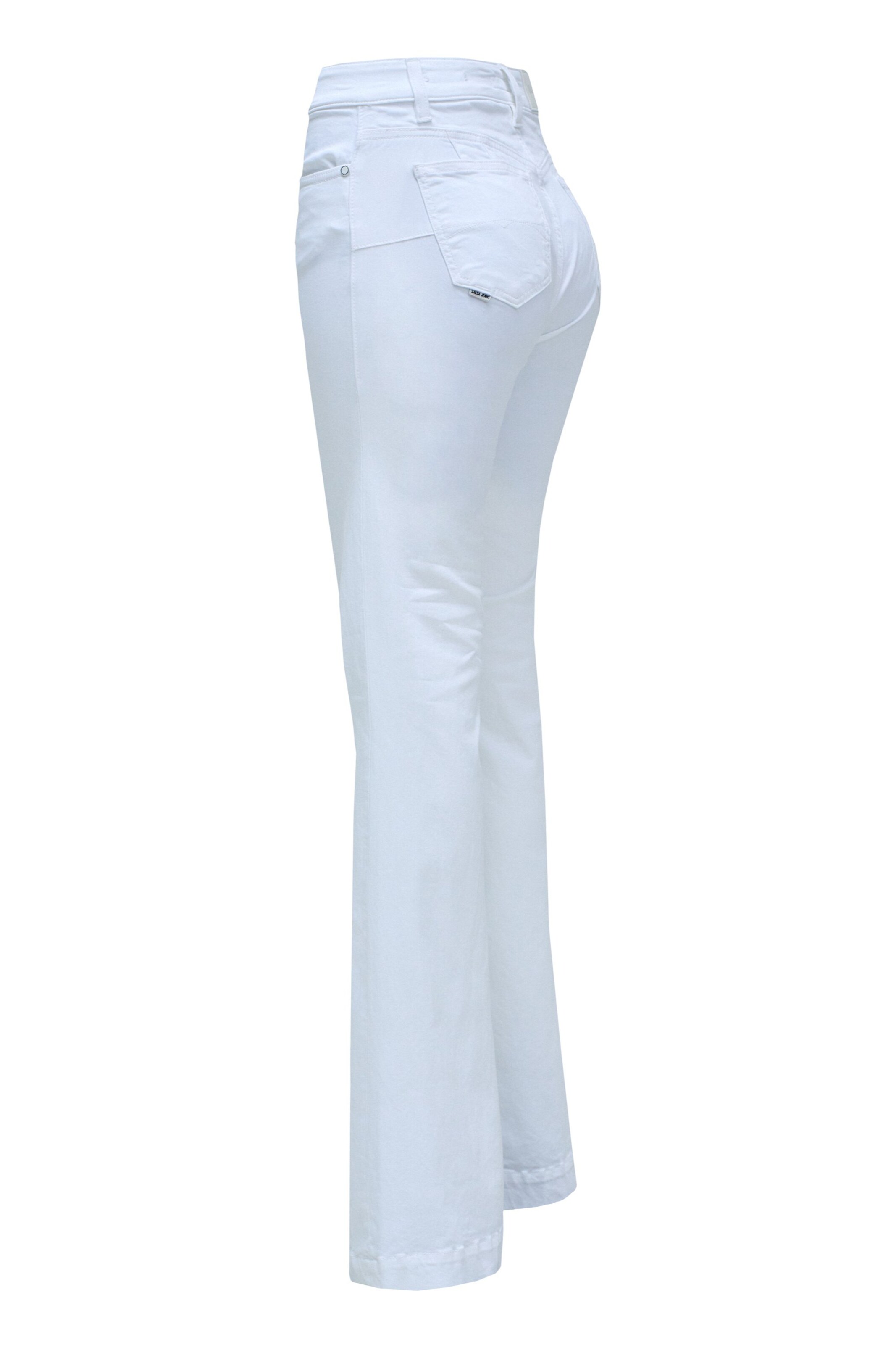 évasé Jean Salsa Jeans en blanc