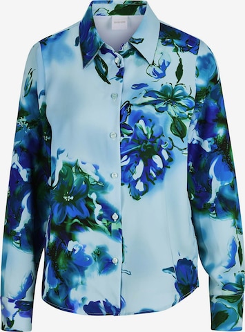 MADELEINE Bluse in Blau: Vorderseite