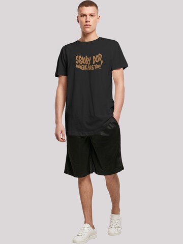 F4NT4STIC T-Shirt 'Where Are You Spooky' in Schwarz