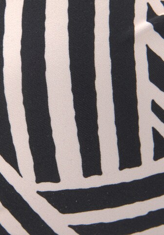 LASCANA Push-up Bikini Top in Black